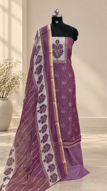 Semi Tussar Salwar | PA217