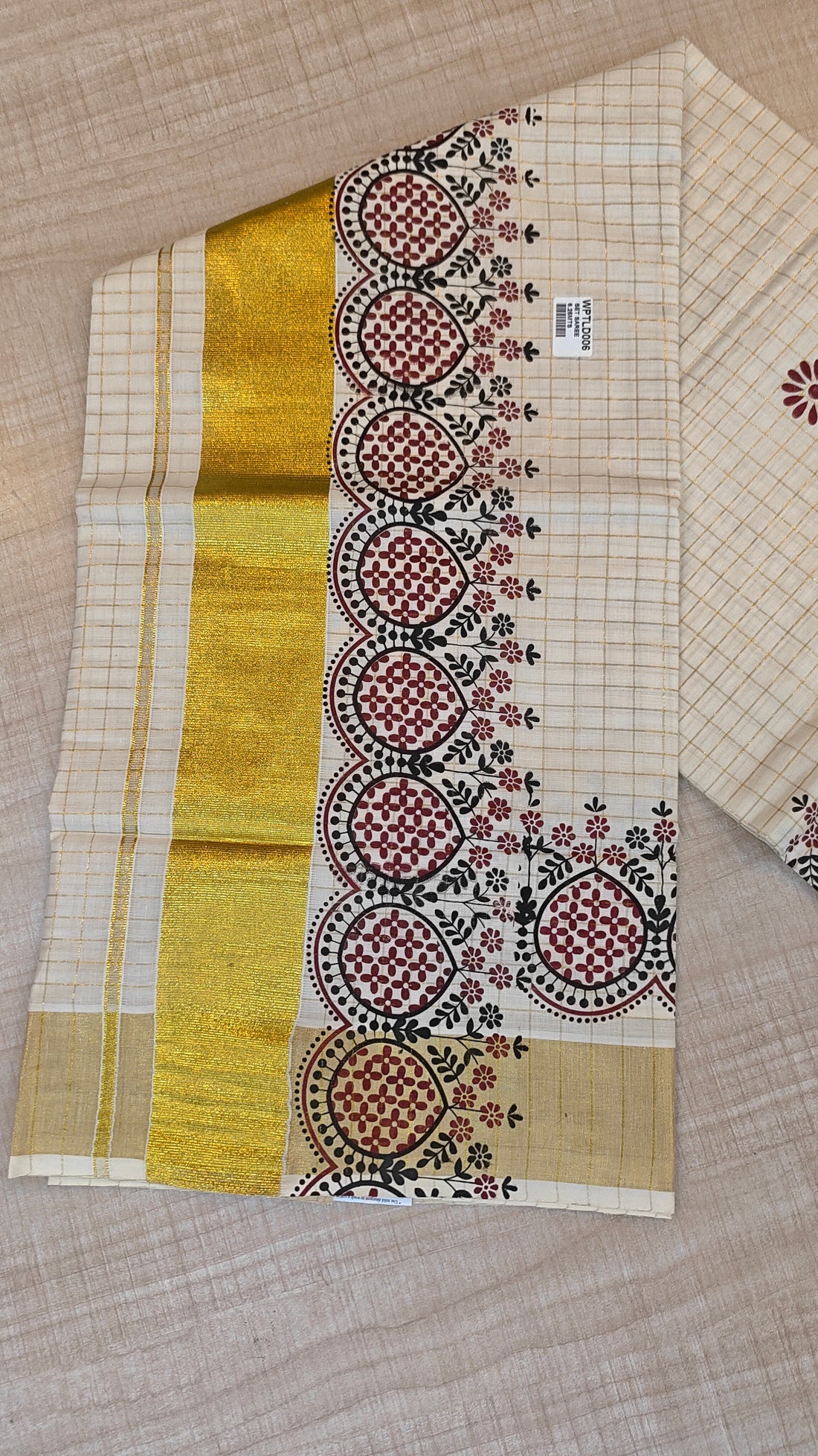 Cotton Kerala Saree | GS552