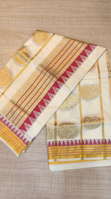 Cotton Kerala Saree | GS381