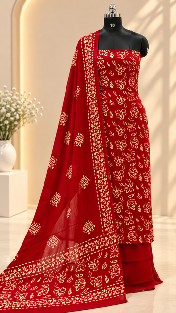 Georgette Crape Salwar | PF317