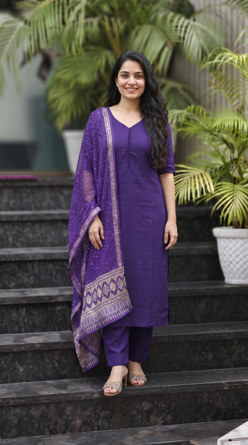 Semi Silk Salwar | PB104
