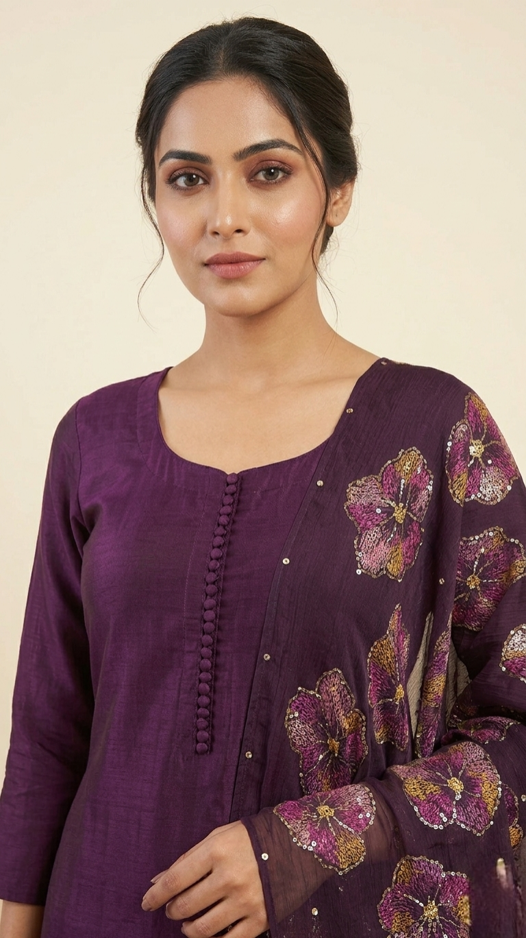 Semi Silk Salwar | PF341