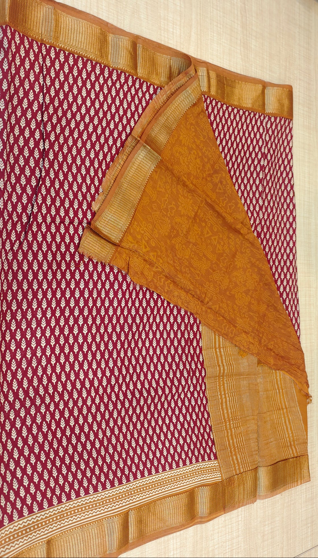 Viscose Cotton Saree | MT917