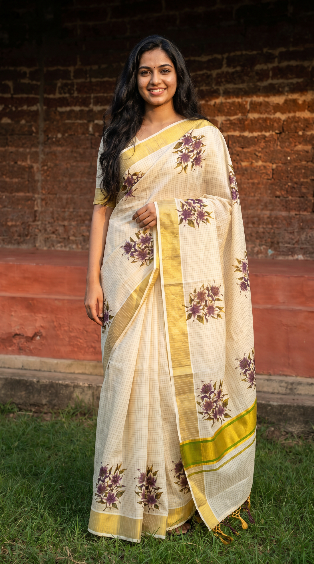 Cotton Kerala Saree | GS251