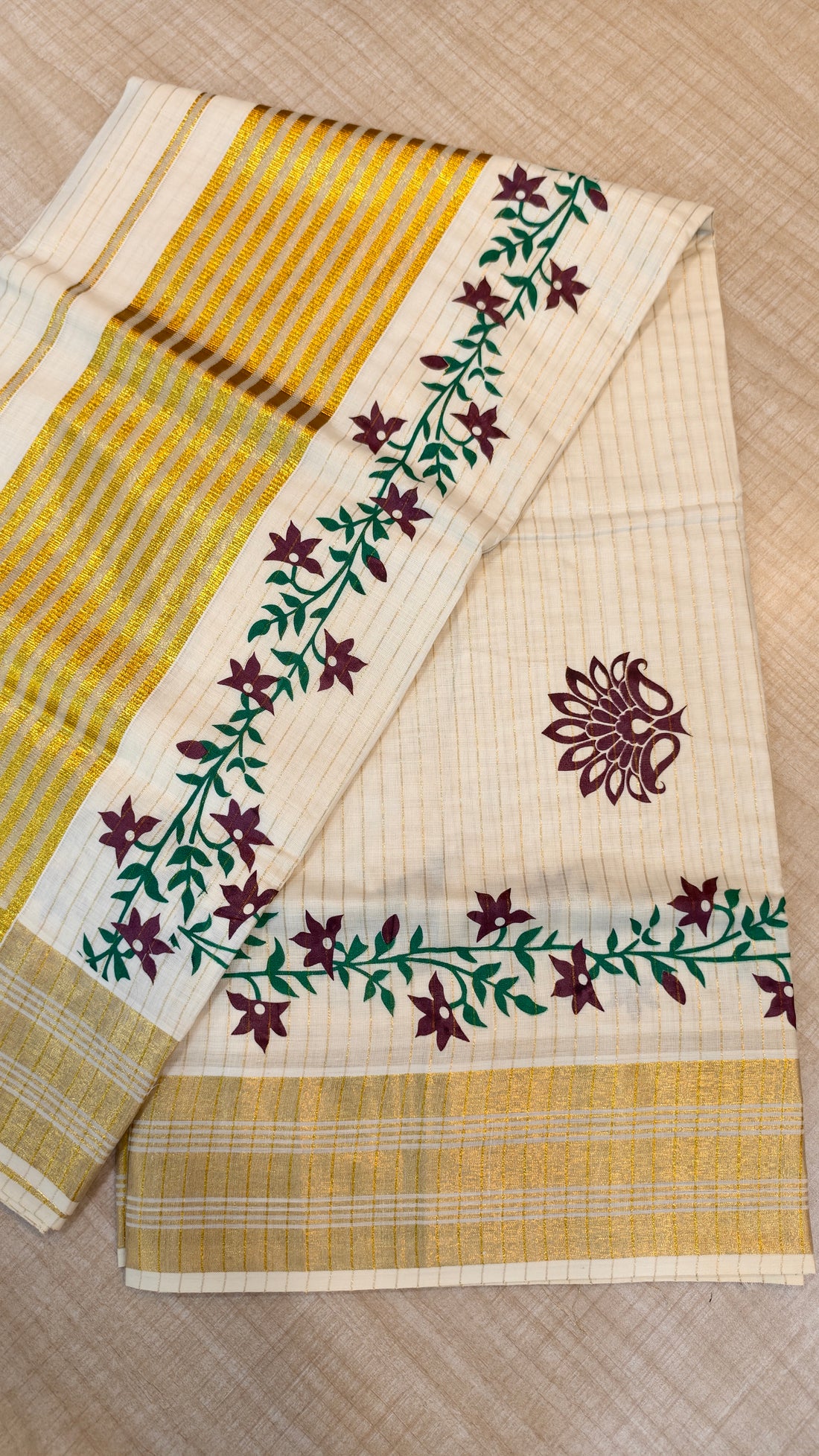 Cotton Kerala Saree | GS488