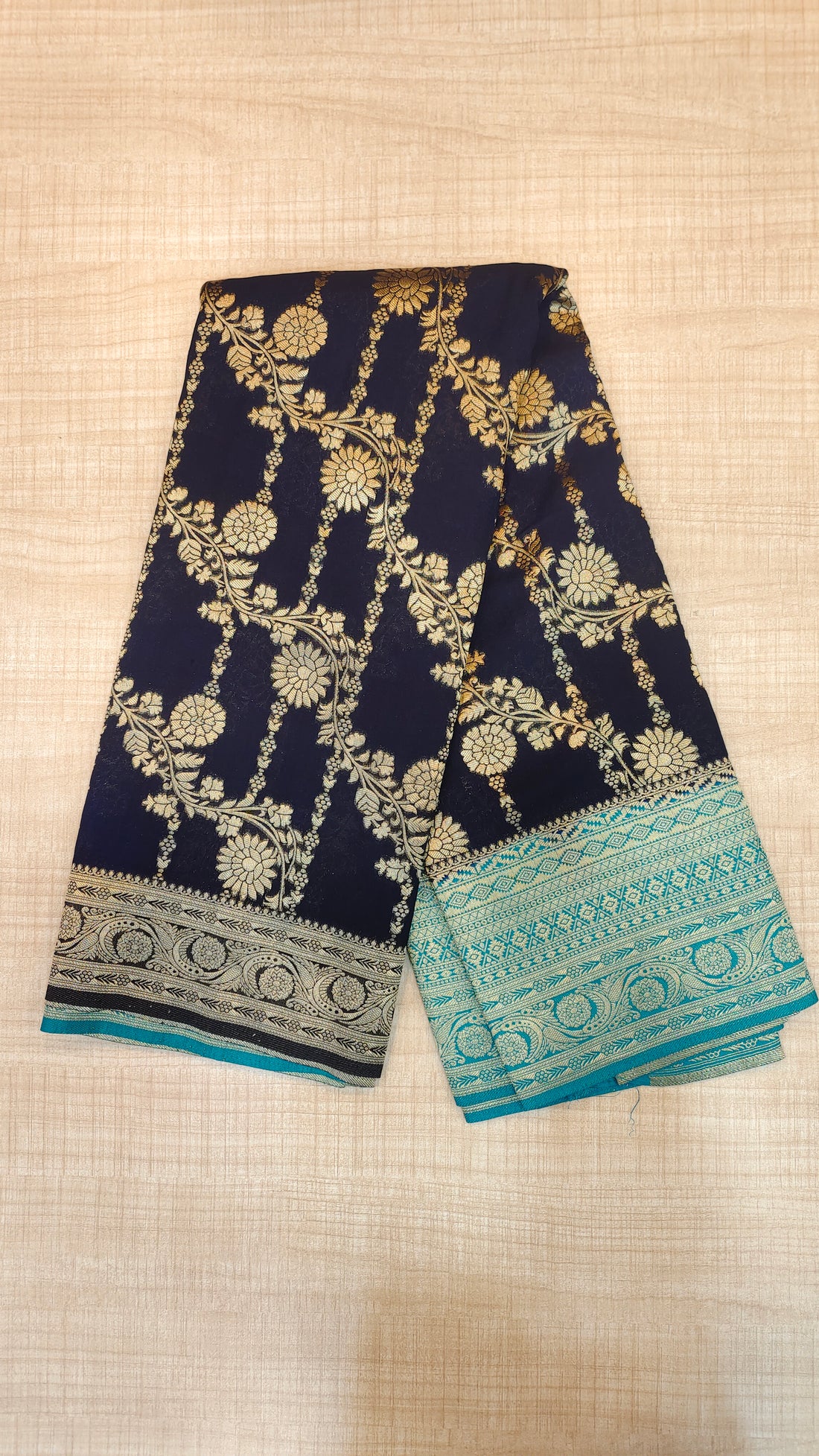 Khadi Georgette Saree | MT919
