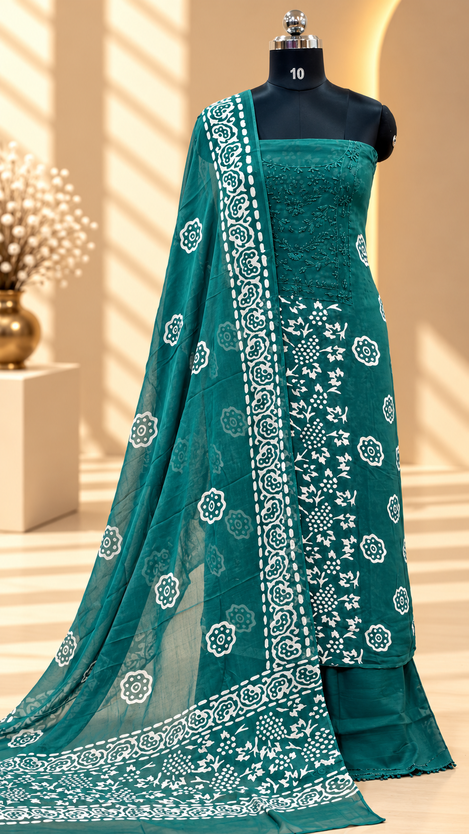 Georgette Crape Salwar | P713