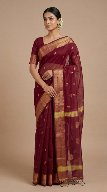 Maheswari Cotton Saree | BT100
