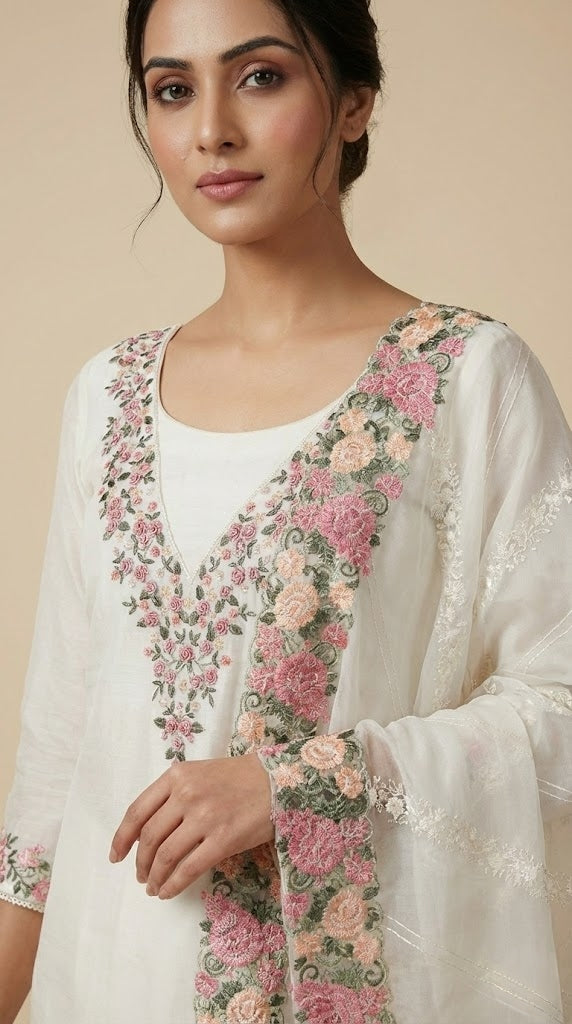 Mul Chanderi Salwar | P0159