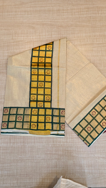 Tissue Kerala Saree | GS247