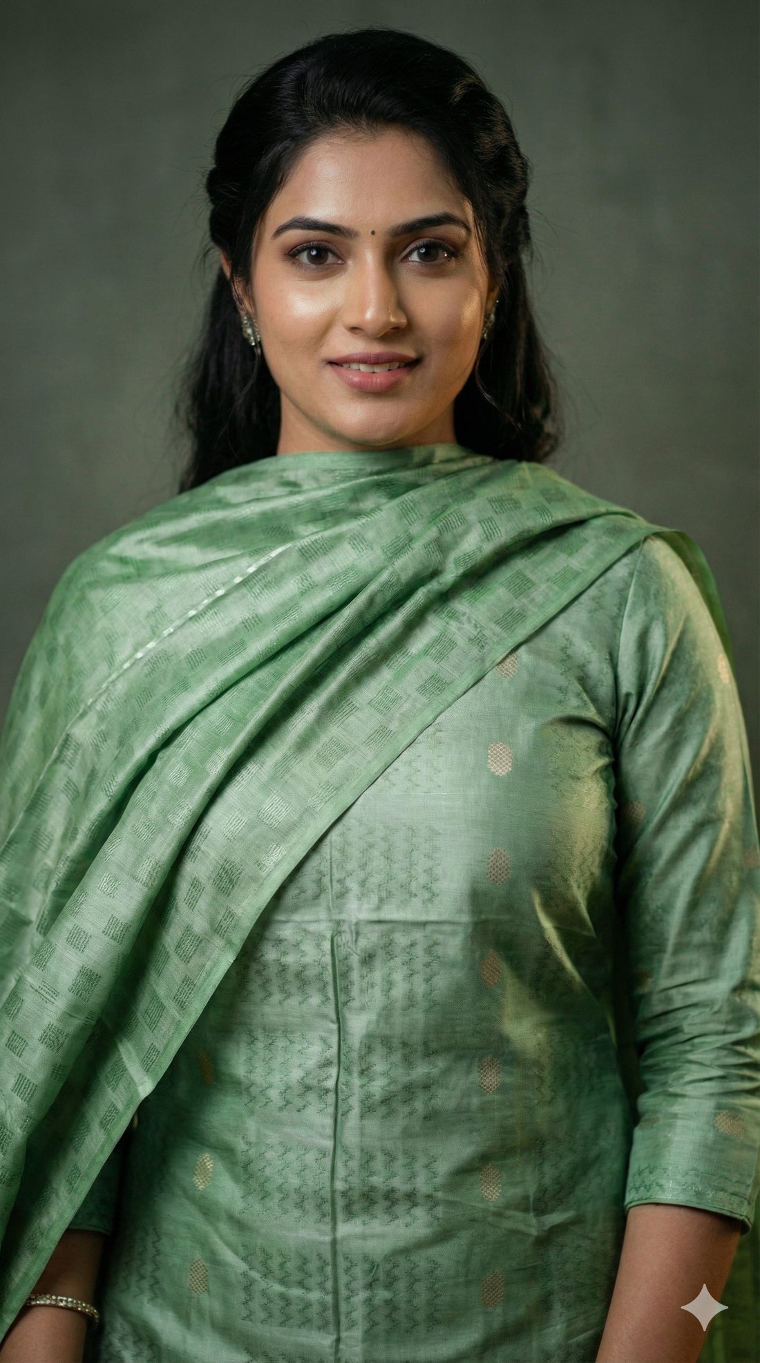 Semi Tussar Salwar | ZH1100