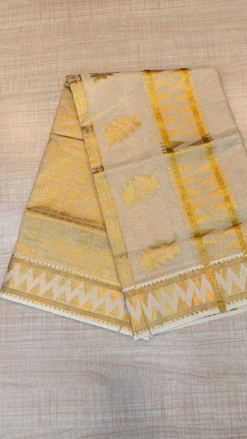 Tissue Kerala Saree | GS395