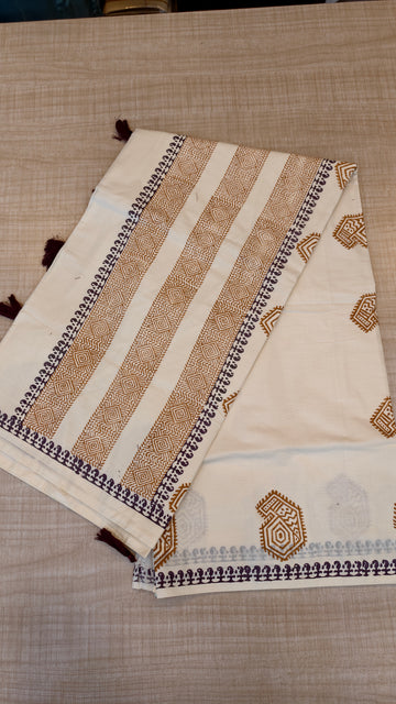 Cotton Kerala Saree | GS340