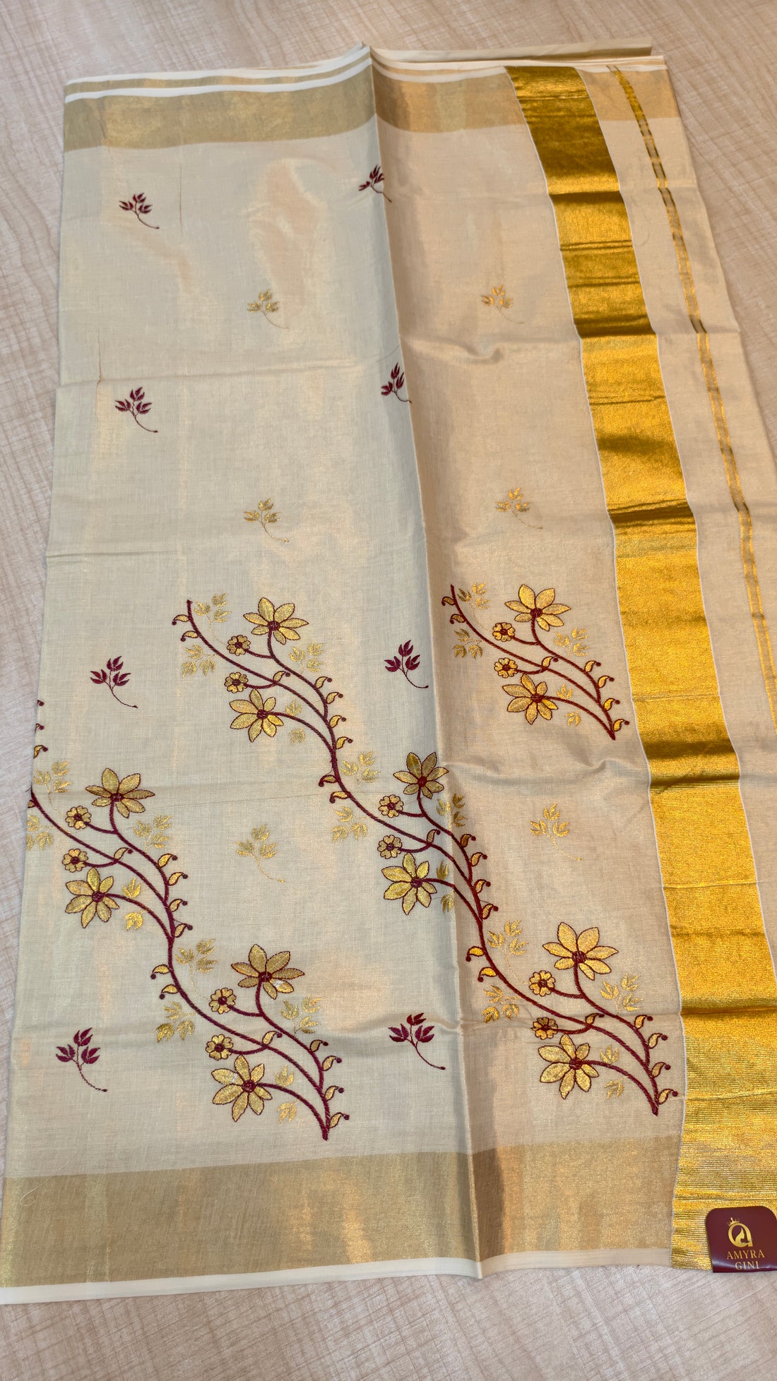 Tissue Kerala Saree | GS486