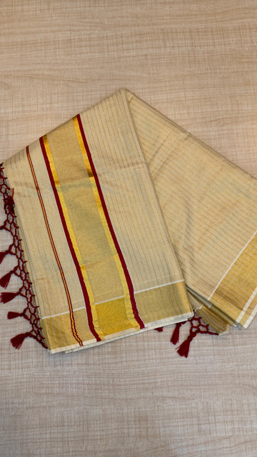 Tissue Kerala Saree | GS244