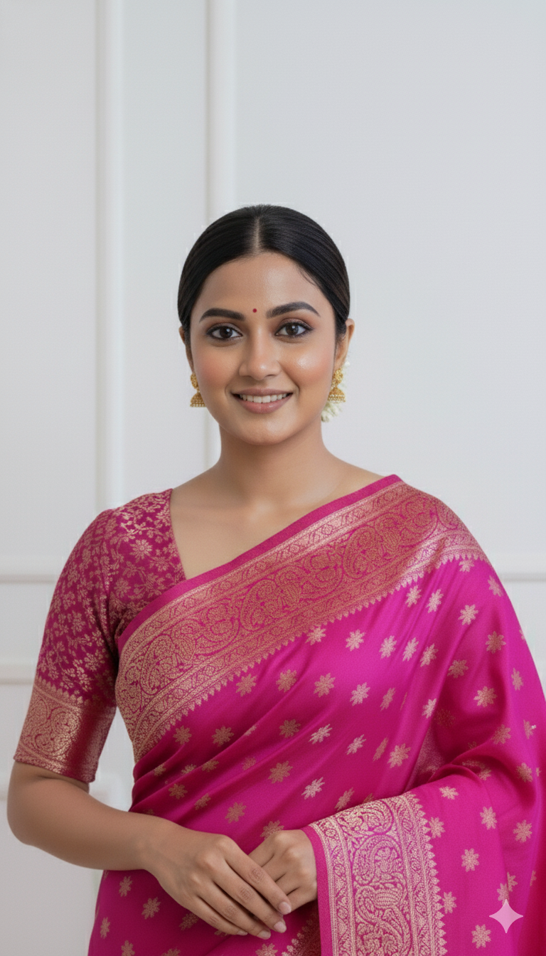 Semi Banarasi Saree | MH301