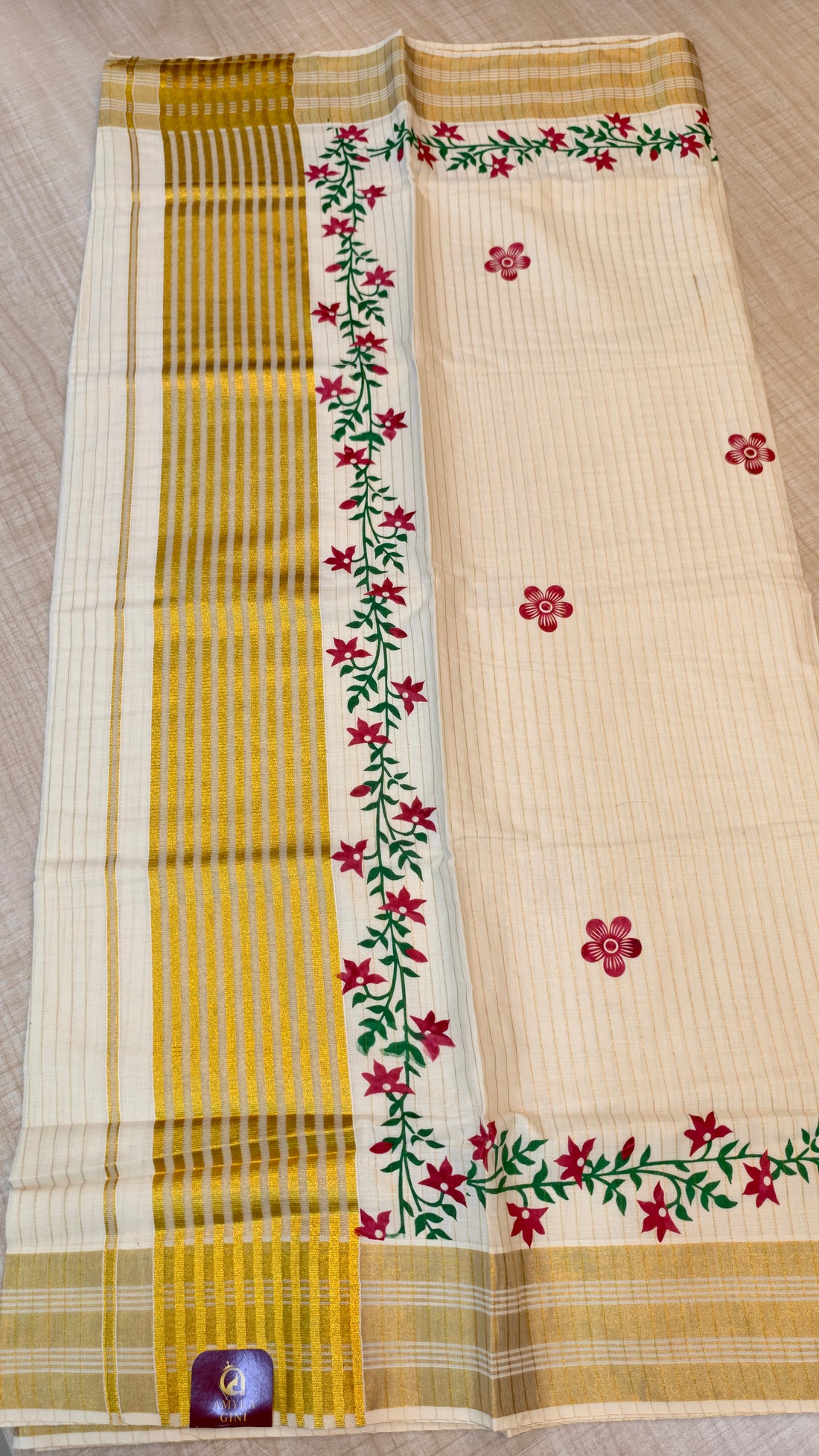 Cotton Kerala Saree | GS489