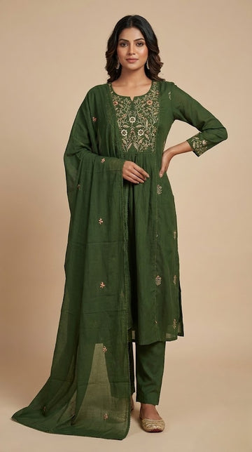 Mul Chanderi Ready to Wear | PM0122