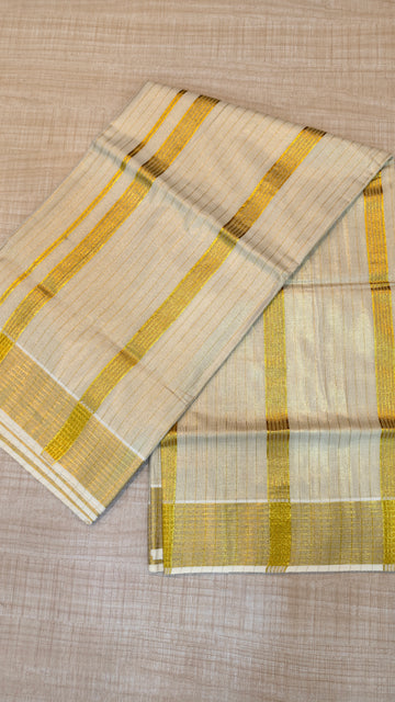Tissue Kerala Saree | GS350