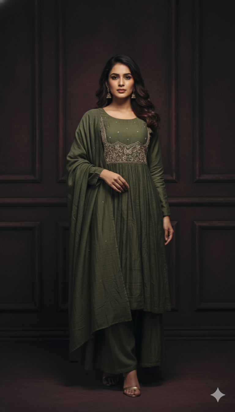 Malai Chanderi Ready to Wear| NA821