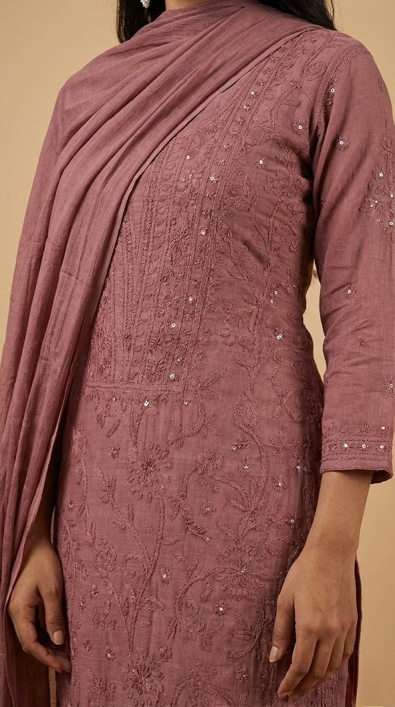 Pure chikenkari Salwar| P1162