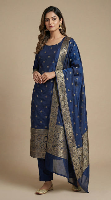 Semi Banarasi Salwar | P1230