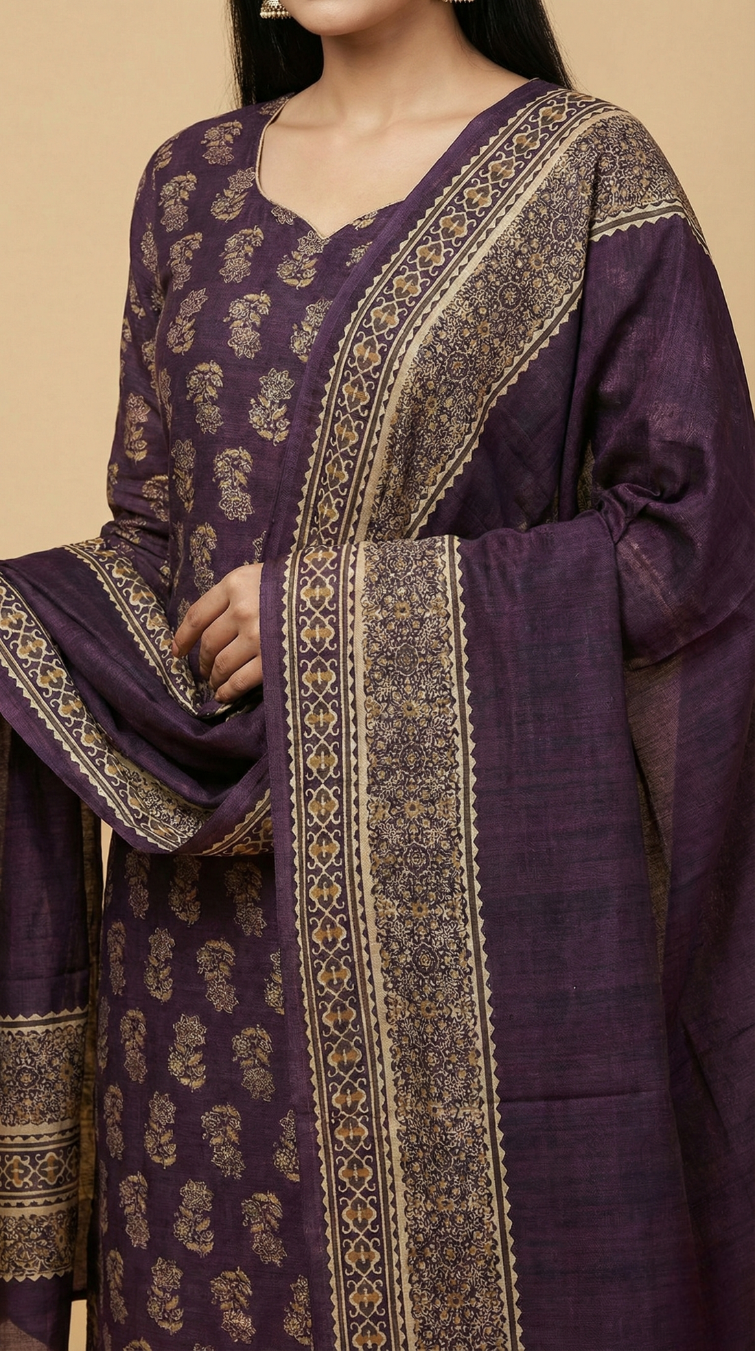 Raw Silk Salwar | P0213