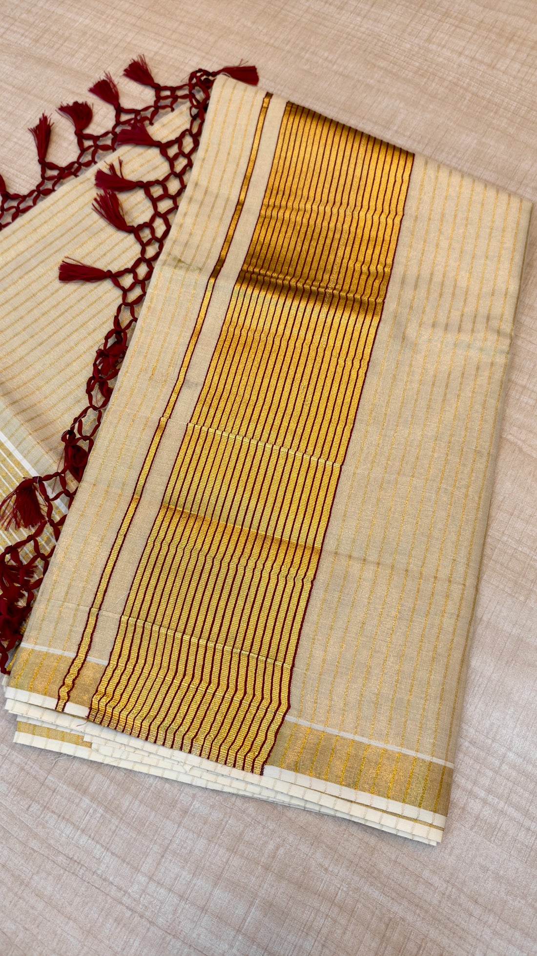 Tissue Kerala Saree | GS458