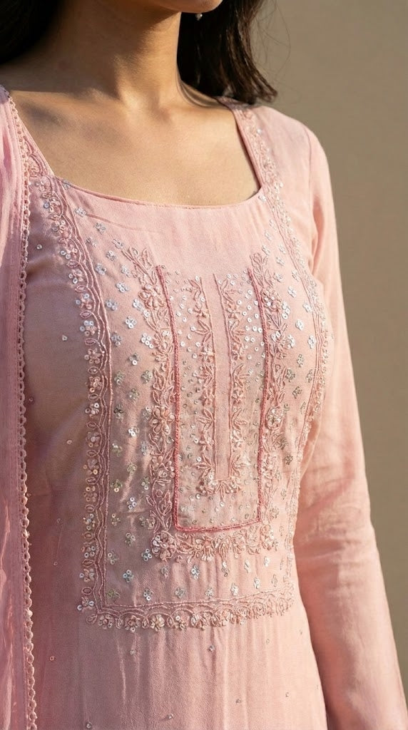 Viscose Organza Salwar | P1171