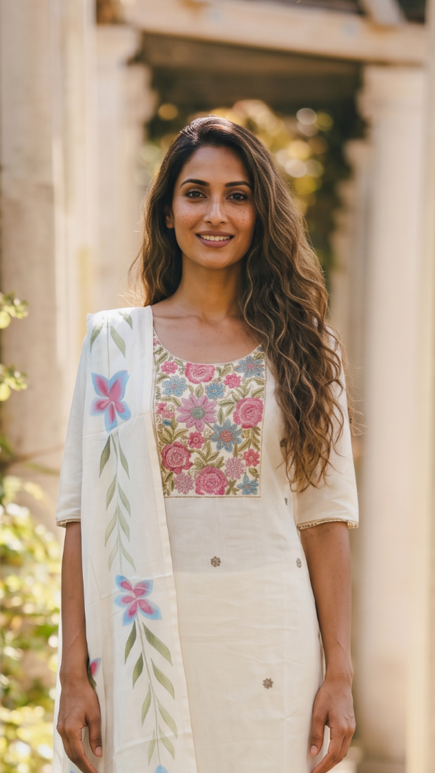 Semi Silk Salwar | PB129