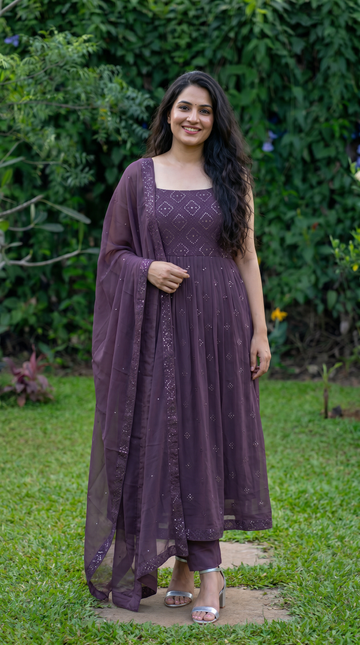 Mul Chanderi Salwar | PB154
