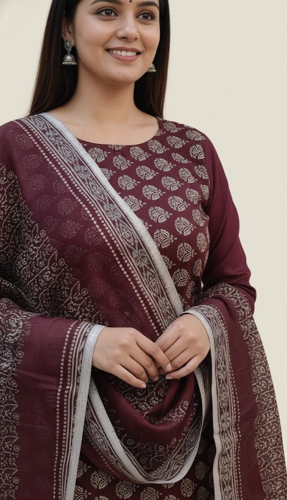 Linen Silk Salwar | P0121