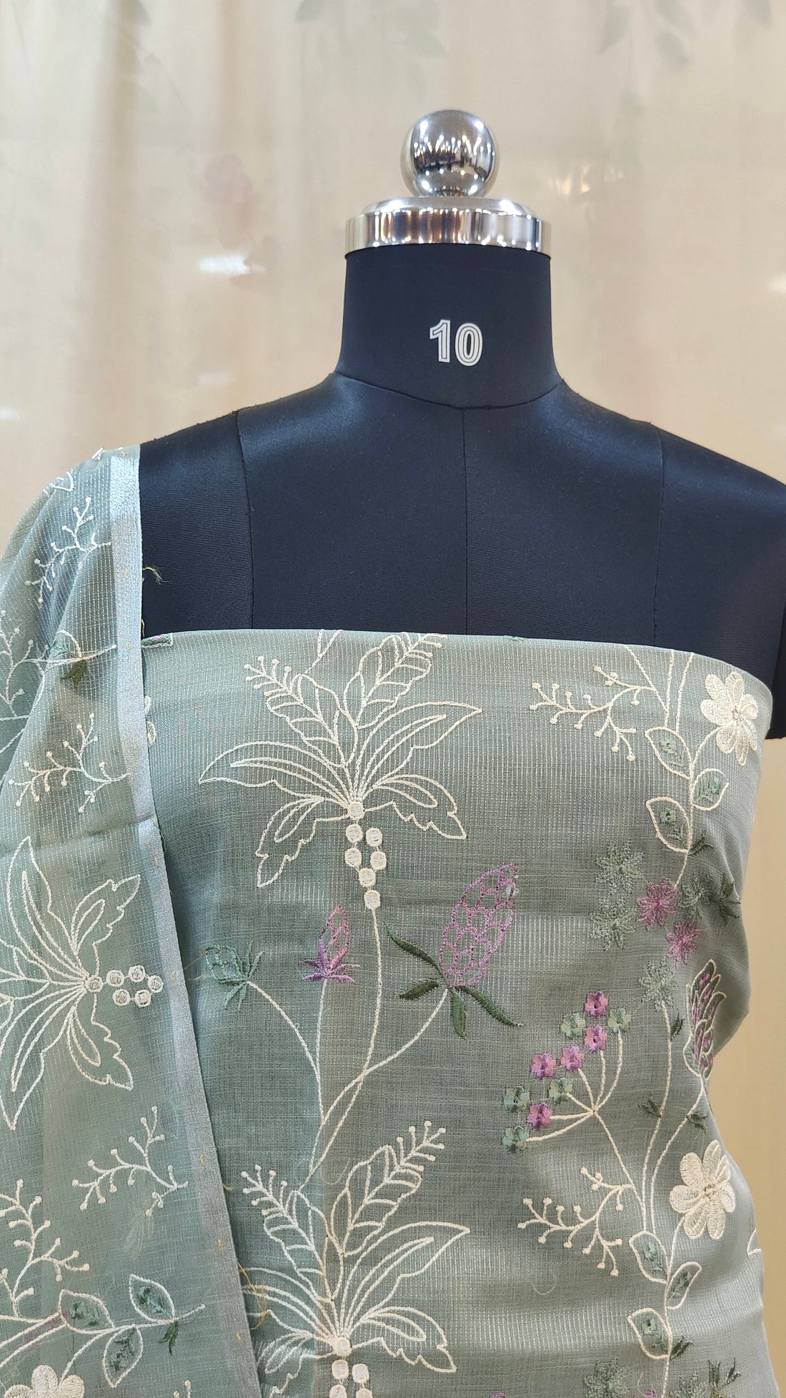 Tissue Chanderi Salwar | PF350