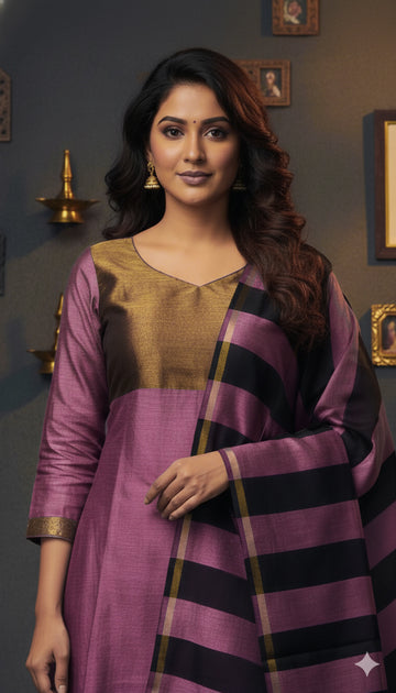 Silk Cotton Salwar| P1040