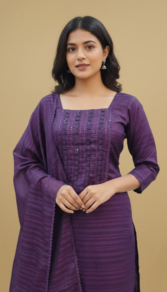 Semi Silk Salwar | P0129