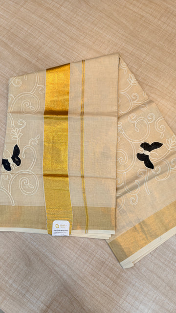 Tissue Kerala Saree | GS473