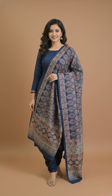 Semi Raw Silk Salwar | P1123