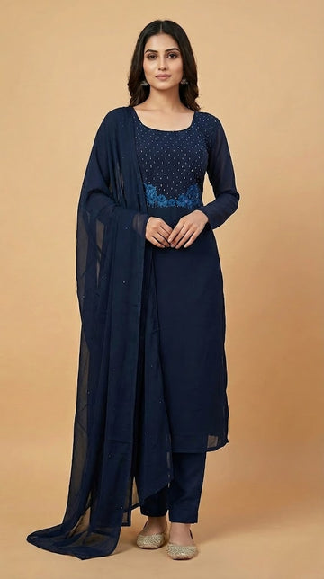 Organza salwar | PA83149