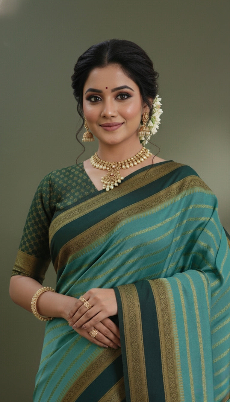 Semi Banarasi Saree| DC919