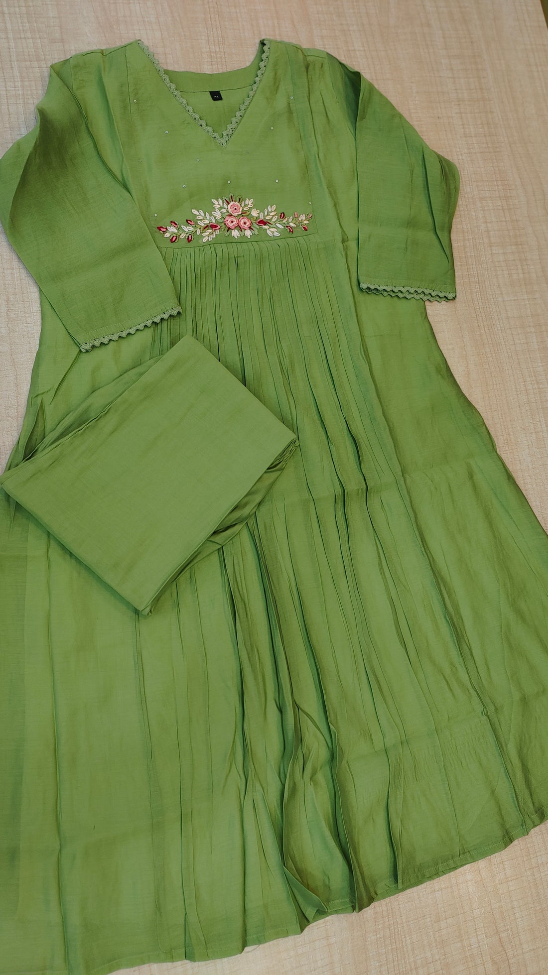 Mul Chanderi Co-ord Set | PM0131