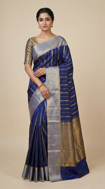 Semi Banarasi Saree | BS100