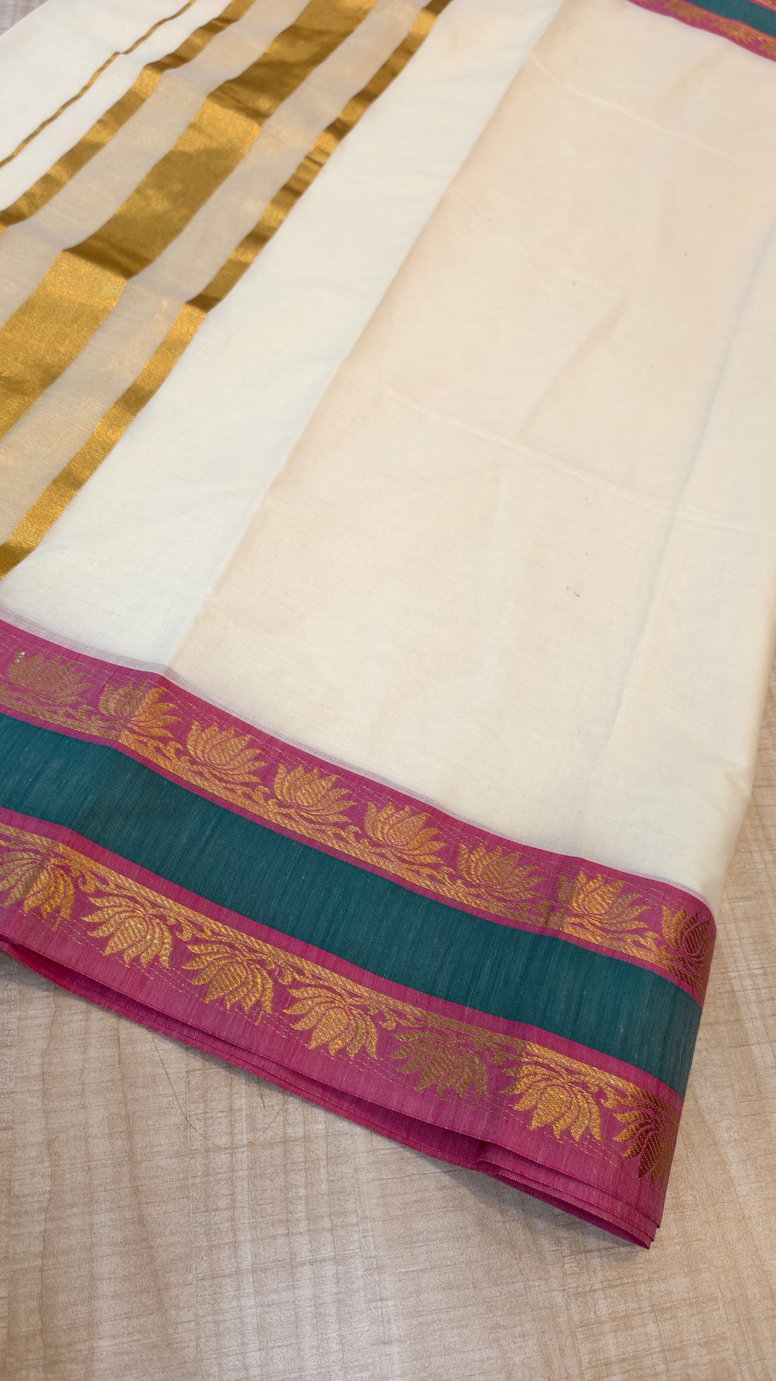 PreBooking |Dispatch on July 20th|  Kerala Cotton Saree | GS400