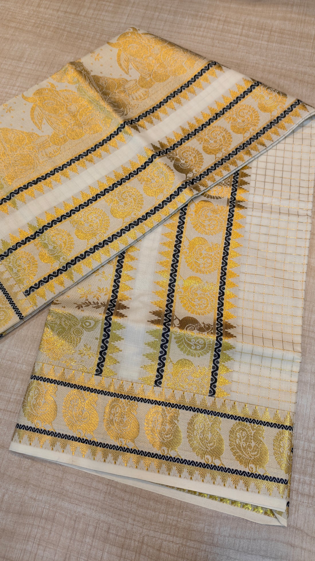Cotton Kerala Saree | GS413
