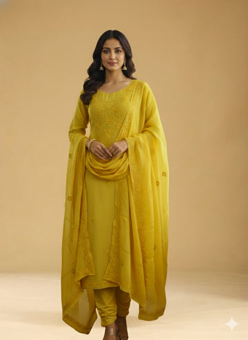 Chikenkari Salwar | P1081