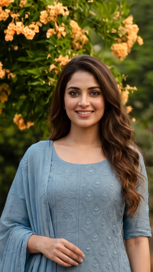 Chikenkari Salwar | PB310