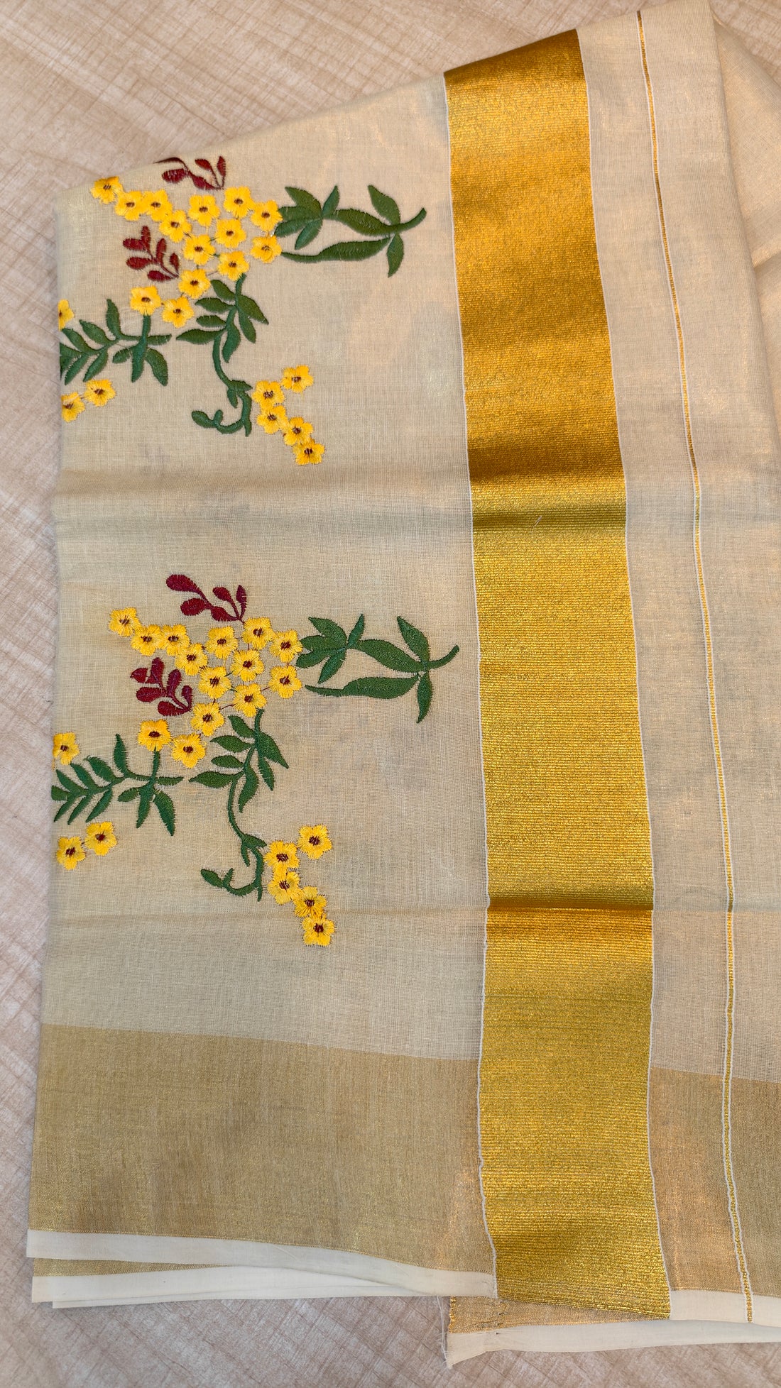 Tissue Kerala Saree | GS475