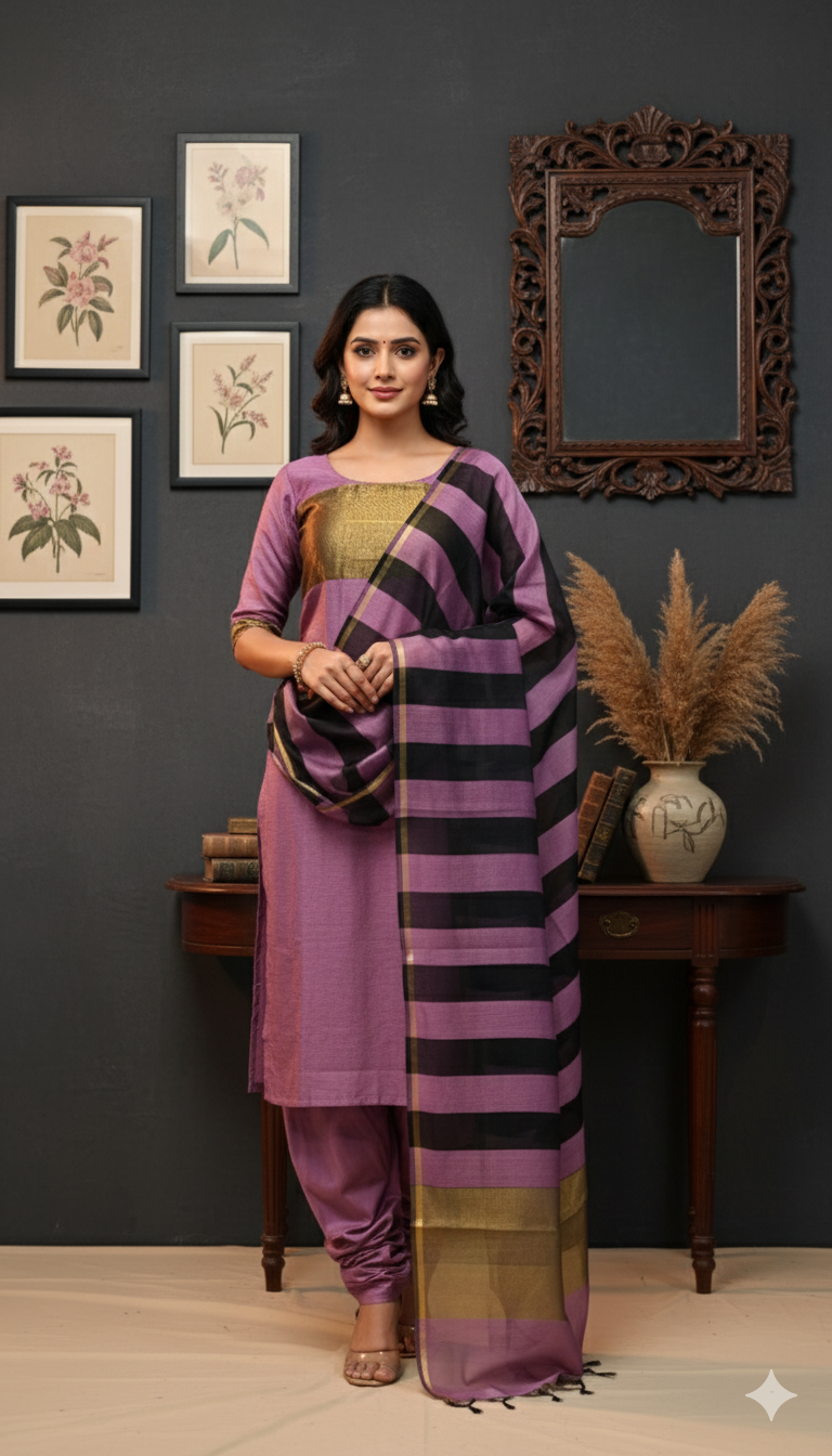 Silk Cotton Salwar| P1040