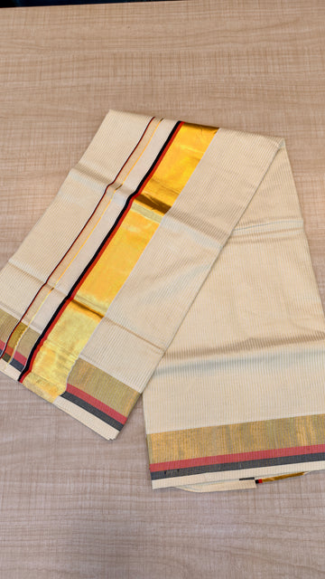 Cotton Kerala Saree | GS338