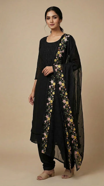 Semi Silk Salwar| P966