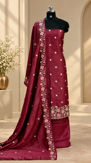 Raw Silk Salwar | PA224